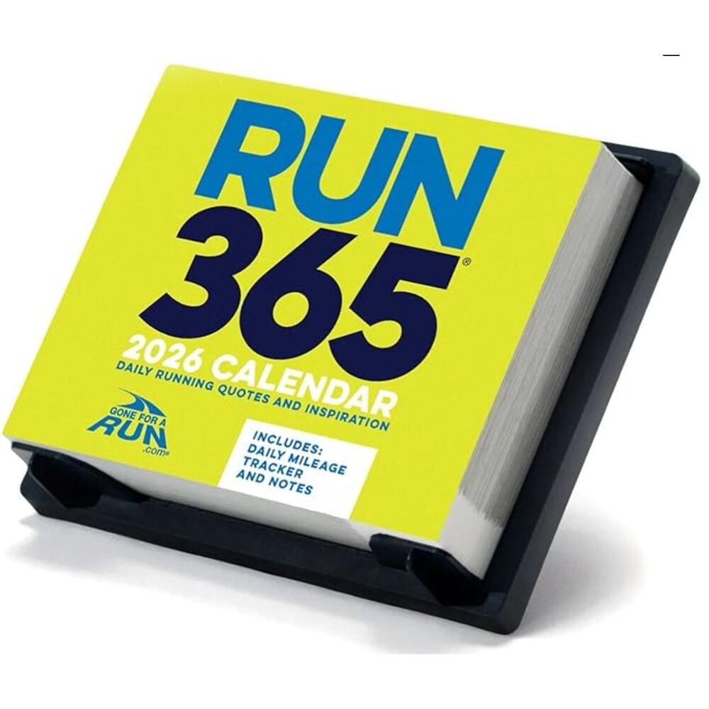 Gone for a Run 2026 Runners Daily Desk Calendar Daily Running Quotes for Runners